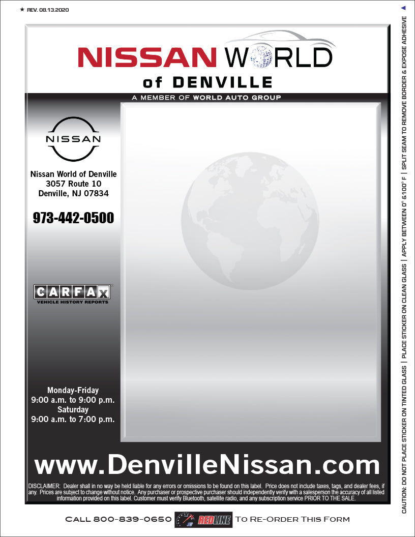 Pre-Printed Color Window Label Templates – External Weatherproof Full Size (Increments of 250)