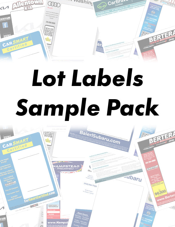 Lot Labels Sample Pack – CDK Lot Labels
