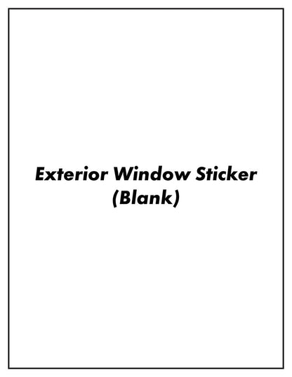 Blank – External Weatherproof Full Size (Increments of 250)