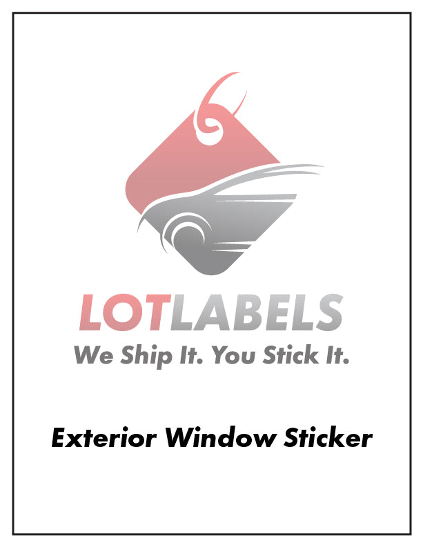 Pre-Printed Color Window Label Templates – External Weatherproof Full ...