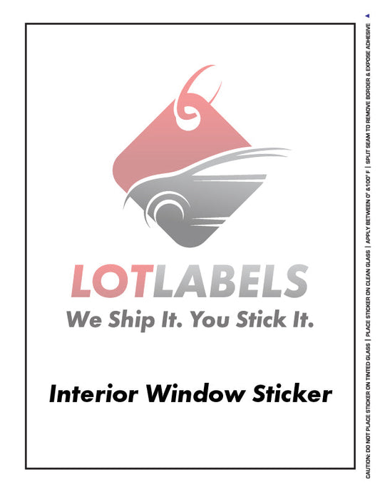 Pre-Printed Color Window Label Templates – Internal Full Size (Increments of 250)
