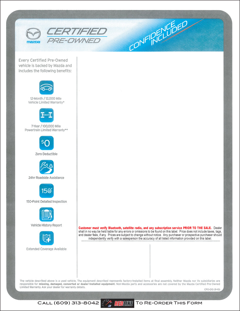 Pre-Printed Color Window Label Templates – External Weatherproof Full Size (Increments of 250)
