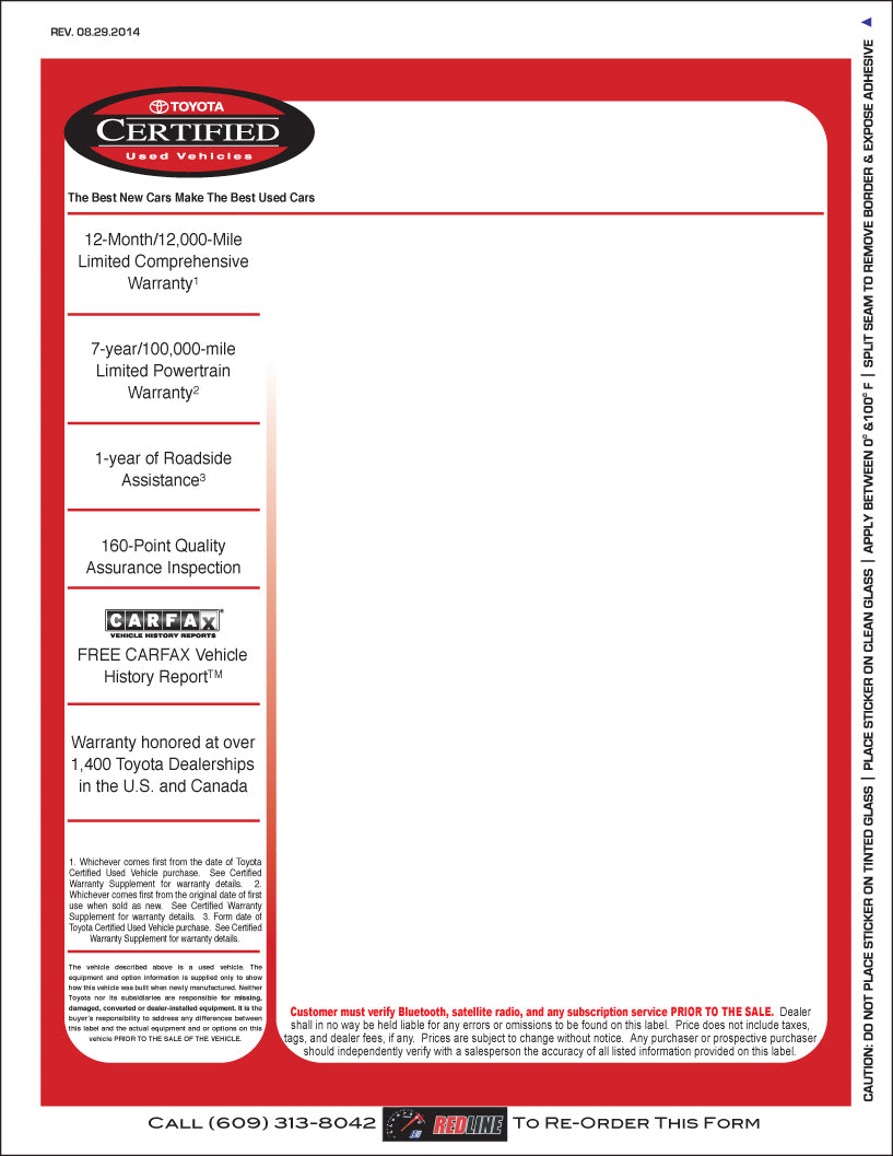 Lot Labels Sample Pack