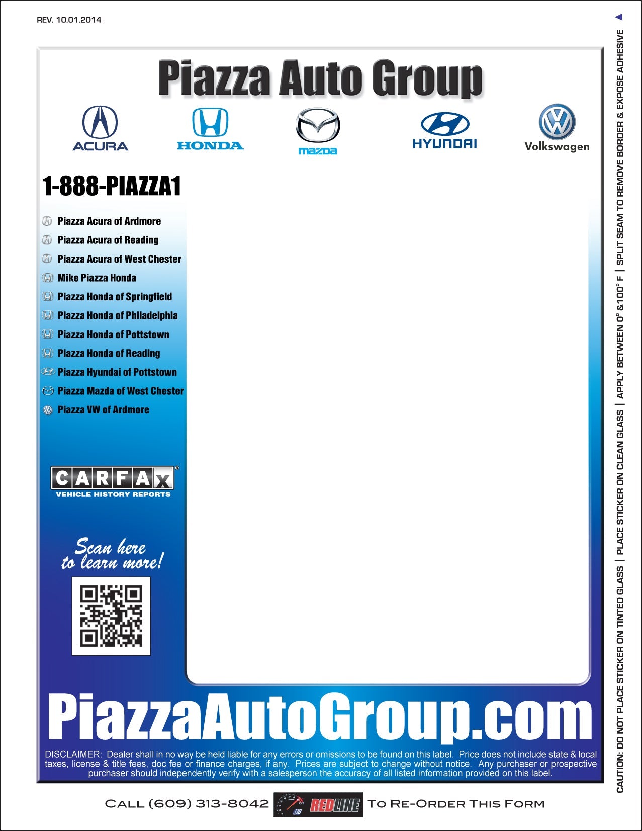 Pre-Printed Color Window Label Templates – External Weatherproof Full Size (Increments of 250)