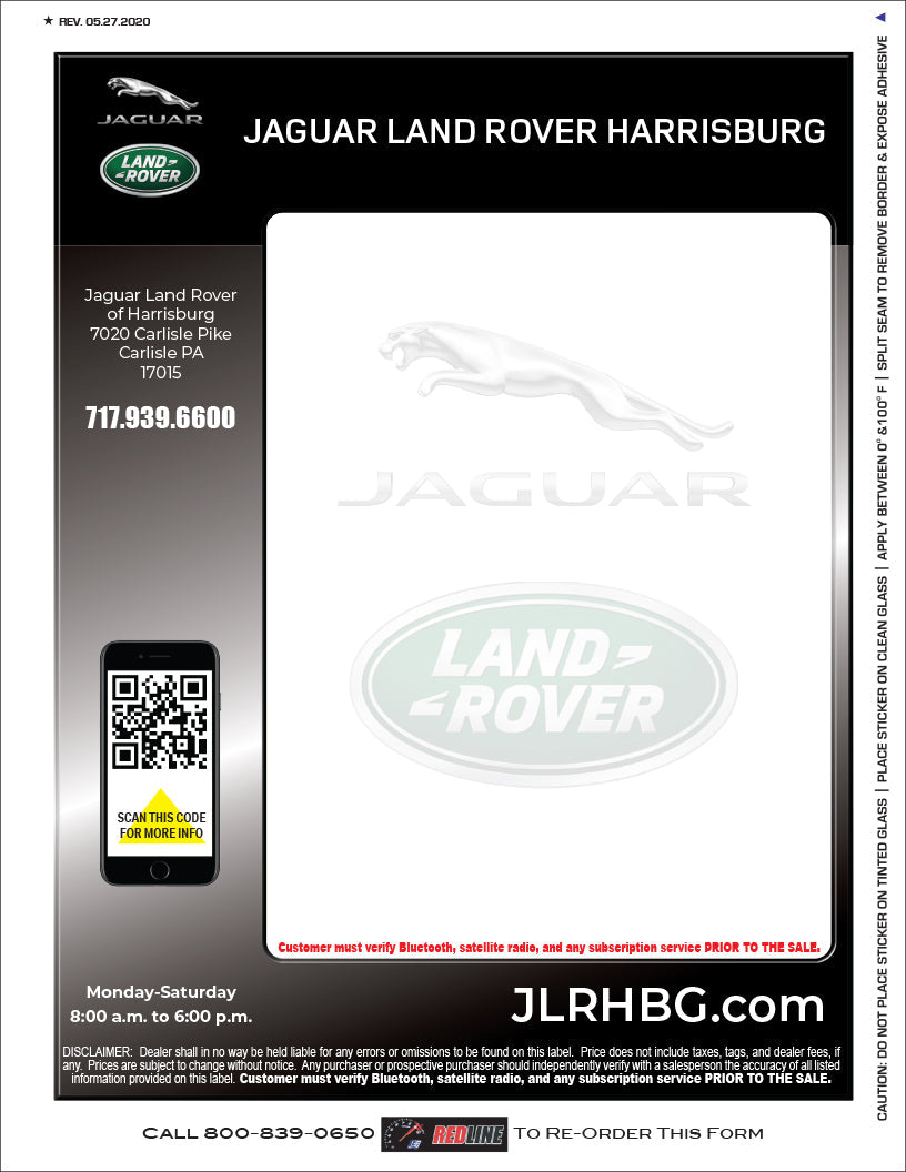 Pre-Printed Color Window Label Templates – External Weatherproof Full Size (Increments of 250)
