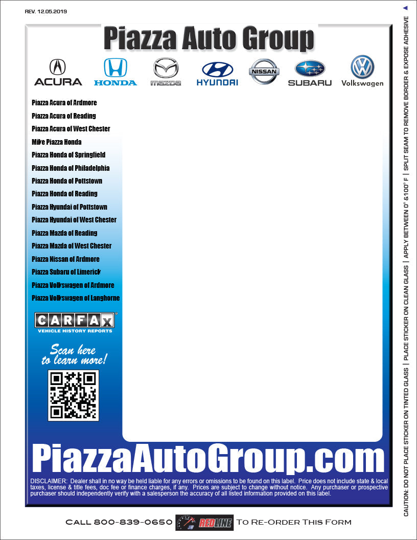 Pre-Printed Color Window Label Templates – External Weatherproof Full Size (Increments of 250)