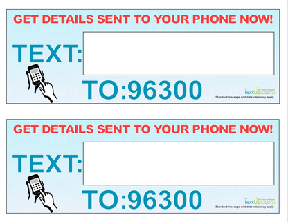 Pre-Printed Color Window Label Templates – Internal Addendum Size (Increments of 125)